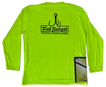 Load image into Gallery viewer, HOOKS TECH-TOOL WATERMAN LONG SLEEVE SHIRT LIME - Full Sunset