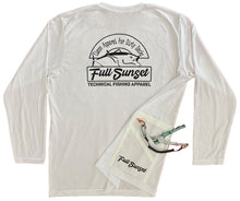 Load image into Gallery viewer, DIRTY DECKS TECH-TOOL WATERMAN LONG SLEEVE SHIRT WHITE - Full Sunset