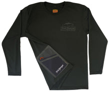 Load image into Gallery viewer, DIRTY DECKS TECH-TOOL WATERMAN SHIRT LONG SLEEVE BLACK - Full Sunset