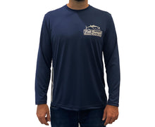 Load image into Gallery viewer, DIRTY DECKS TECH-TOOL WATERMAN LONG SLEEVE SHIRT NAVY - Full Sunset