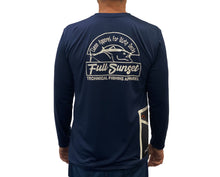 Load image into Gallery viewer, DIRTY DECKS TECH-TOOL WATERMAN LONG SLEEVE SHIRT NAVY - Full Sunset
