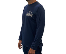 Load image into Gallery viewer, DIRTY DECKS TECH-TOOL WATERMAN LONG SLEEVE SHIRT NAVY - Full Sunset