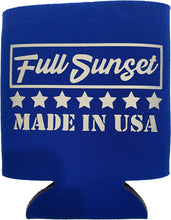 Load image into Gallery viewer, 4TH OF FULL SUNSET KOOZIE ROYAL BLUE - Full Sunset