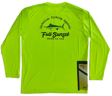 Load image into Gallery viewer, MAR-A-LOGO TECH-TOOL WATERMAN SHIRT LONG SLEEVE LIME - Full Sunset