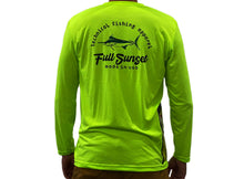Load image into Gallery viewer, MAR-A-LOGO TECH-TOOL WATERMAN SHIRT LONG SLEEVE LIME - Full Sunset