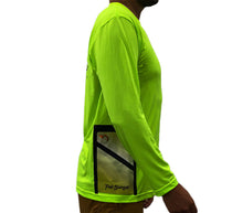 Load image into Gallery viewer, MAR-A-LOGO TECH-TOOL WATERMAN SHIRT LONG SLEEVE LIME - Full Sunset
