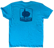 Load image into Gallery viewer, SUNFISH SUPER SOFT T-SHIRT TURQUOISE - Full Sunset