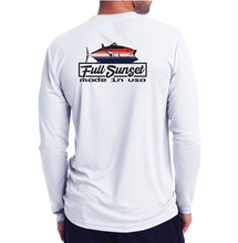 Load image into Gallery viewer, TUNA WATERMAN LONG SLEEVE SHIRT WHITE - Full Sunset