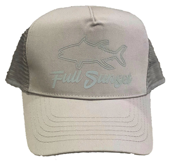 ON LINE MESH SNAPBACK HAT LIGHT GRAY - Full Sunset