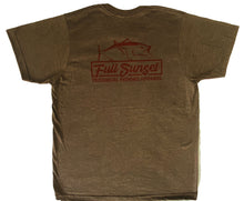 Load image into Gallery viewer, TUNA SUPER SOFT T-SHIRT BROWN - Full Sunset
