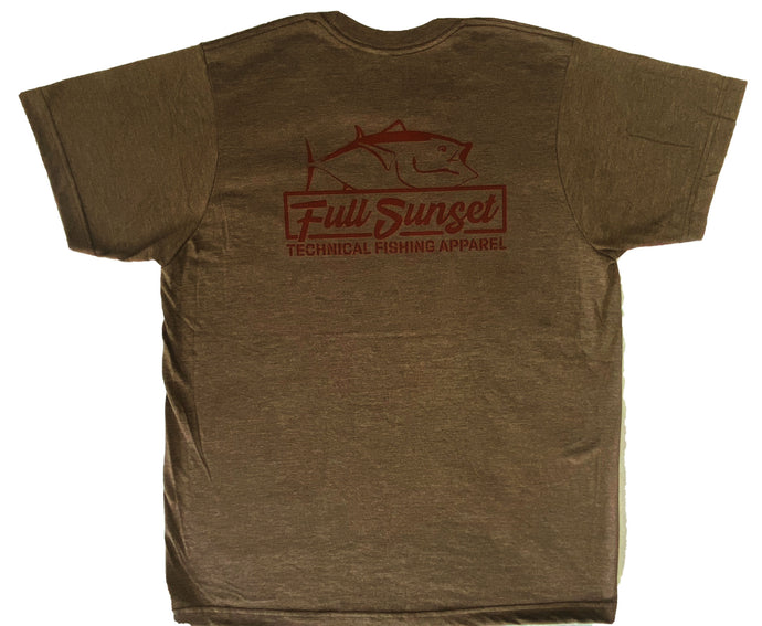 TUNA SUPER SOFT T-SHIRT BROWN - Full Sunset