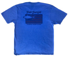 Load image into Gallery viewer, INDEPENDENCE SUPER SOFT T-SHIRT BLUE - Full Sunset
