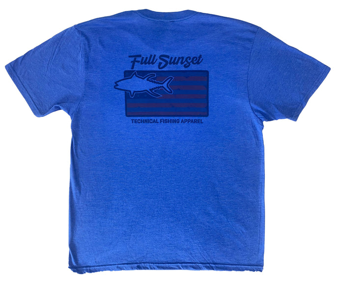 INDEPENDENCE SUPER SOFT T-SHIRT BLUE - Full Sunset