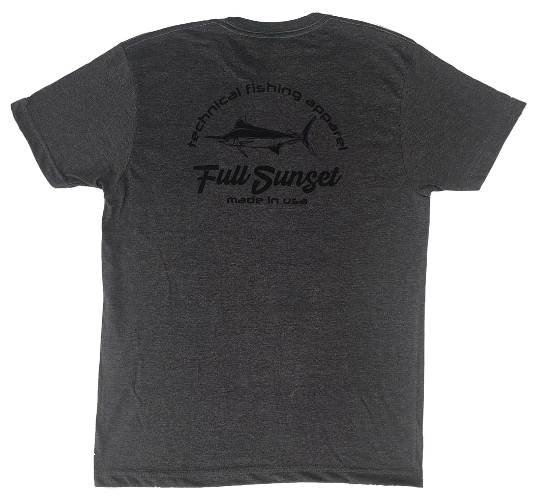 MARLIN SUPER SOFT T-SHIRT CHARCOAL - Full Sunset