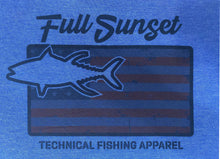 Load image into Gallery viewer, INDEPENDENCE SUPER SOFT T-SHIRT BLUE - Full Sunset
