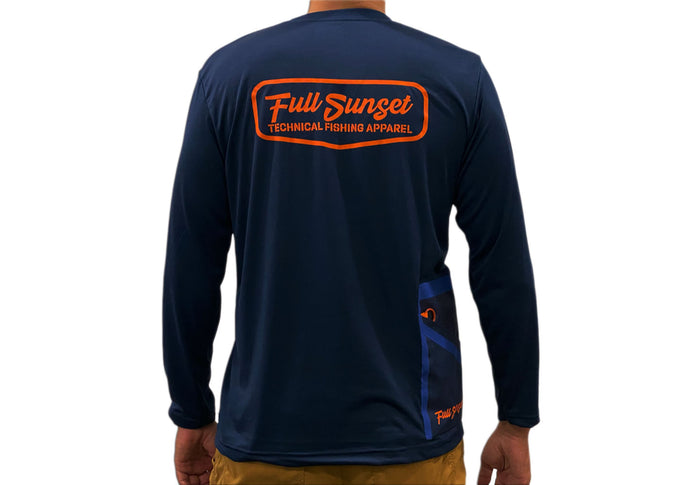 CLASSIC TECH-TOOL WATERMAN LONG SLEEVE SHIRT NAVY - Full Sunset
