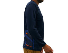 Load image into Gallery viewer, CLASSIC TECH-TOOL WATERMAN LONG SLEEVE SHIRT NAVY - Full Sunset
