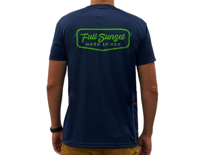CLASSIC TECH-TOOL WATERMAN SHORT SLEEVE SHIRT NAVY - Full Sunset