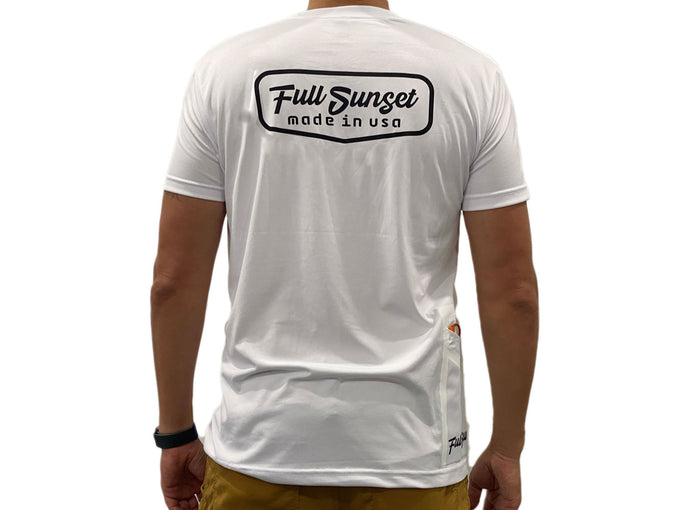 CLASSIC TECH-TOOL WATERMAN SHORT SLEEVE SHIRT WHITE - Full Sunset