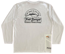 Load image into Gallery viewer, DIRTY DECKS TECH-TOOL WATERMAN LONG SLEEVE SHIRT WHITE - Full Sunset
