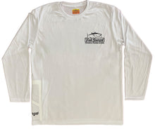 Load image into Gallery viewer, DIRTY DECKS TECH-TOOL WATERMAN LONG SLEEVE SHIRT WHITE - Full Sunset
