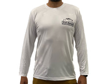 Load image into Gallery viewer, DIRTY DECKS TECH-TOOL WATERMAN LONG SLEEVE SHIRT WHITE - Full Sunset
