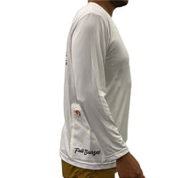 Load image into Gallery viewer, DIRTY DECKS TECH-TOOL WATERMAN LONG SLEEVE SHIRT WHITE - Full Sunset
