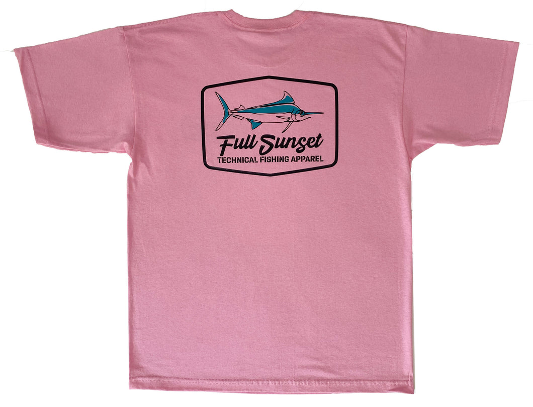 MAR-A-LOGO HEAVYWEIGHT COTTON T-SHIRT PINK - Full Sunset