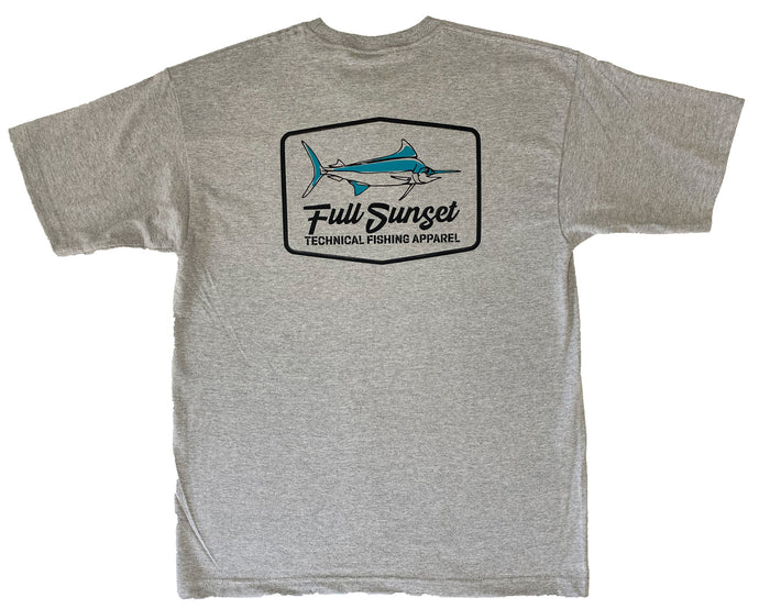 MAR-A-LOGO HEAVYWEIGHT COTTON T-SHIRT GRAY - Full Sunset