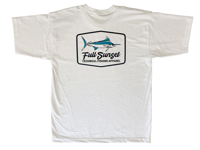 MAR-A-LOGO HEAVYWEIGHT COTTON T-SHIRT WHITE - Full Sunset