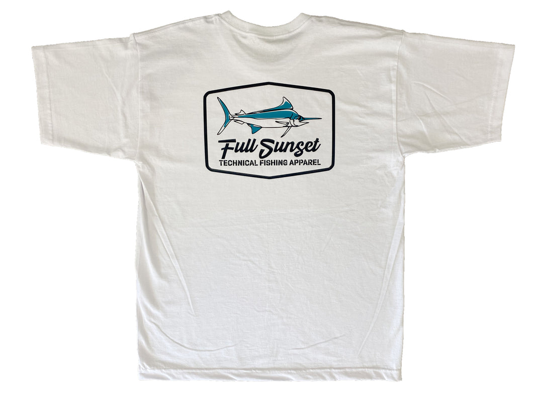 MAR-A-LOGO HEAVYWEIGHT COTTON T-SHIRT WHITE - Full Sunset