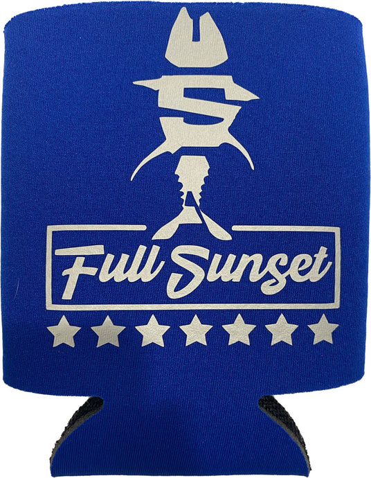 4TH OF FULL SUNSET KOOZIE ROYAL BLUE - Full Sunset